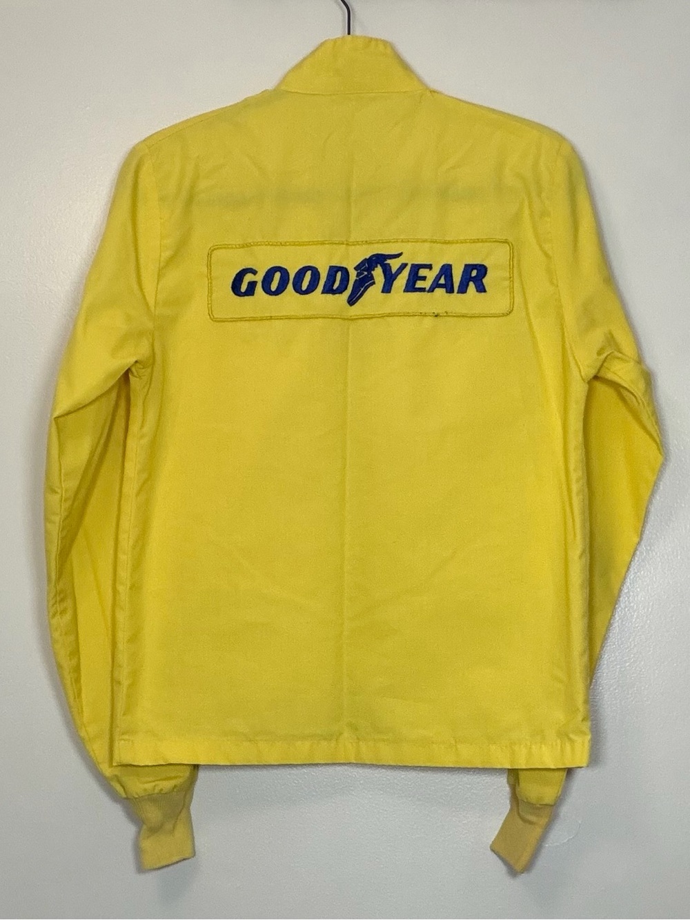 Vintage Goodyear Yellow Racing Zip-Front Jacket - Picture 2 of 6